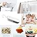 Shrink Wrap Bags with 2 in1 Mini Heat Sealer, 200 Pcs 6 x 6-inch Bath Bomb Shrink wrap for Handmade Soaps, Snacks and DIY Crafts- Economical Set
