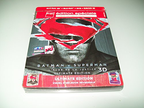 Batman V Superman : L'aube De La Justice - Steelbook Ultimate Édition - Blu-Ray 3d + Blu-Ray + Dvd + Copie Digitale + Bande Originale