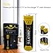 Waklyte 18650 Battery and Charger, (2 Pack) 3.7V 2500mAh 18650 Rechargeable Button Top High Performance Lithium Batteries and USB 18650 Li-ion Battery Charger