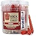 Boone's Mill | Rock Crystal Candy Sticks | Red Cherry | 36 Sticks
