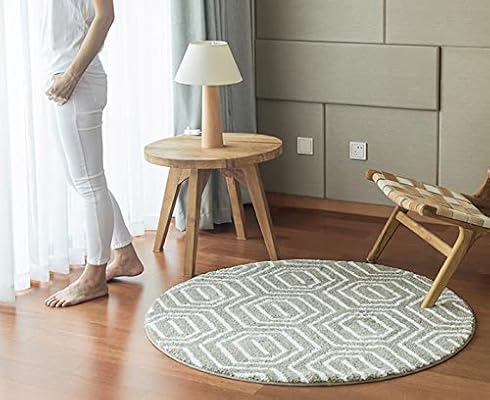 Round Carpet Bedroom Nordic Cute Bedside Living Room Ikea With