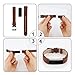 Vancle Compatible with for Fitbit Alta Bands Leather, Adjustable Replacement Accessories Fitbit Alta HR Bands for Women Men (3. Coffee)