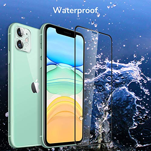 [2+2 Pack] UniqueMe Compatible for iPhone 11 6.1" Tempered Glass Screen