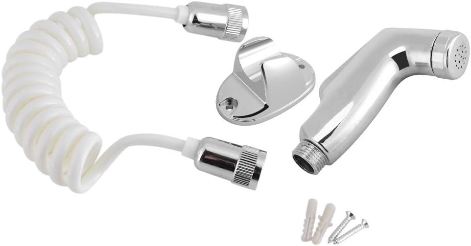 Hand Held Bidet Toilet Sprayer Kit Portable Wall Mounted Bathroom Shower Sprayer Shattaf Set for Personal Hygiene and Potty Toilet Spray