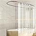 Youngever 3 Pack Clear Shower Curtain Liner 72” x 72”, Mildew Resistant, Antibacterial, Non Toxic, Eco-Friendly, No Chemical Odor, Rust Proof Grommet, 3G PEVA, with magnets