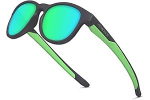 ACBLUCE Kids Polarized Sports Sunglasses TPEE Flexible Frame with Adjustable Strap for Boys Girls Age 5-13