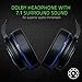RAZER THRESHER 7.1: Dolby 7.1 Surround Sound – Lag-Free Wireless Connection – Retractable Digital Microphone – Gaming Headset Works with PC & PS4thumb 3