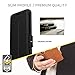 OTTERBOX Strada Series for Samsung Galaxy S8+ - Retail Packaging - Onyx (Black/Black Leather)