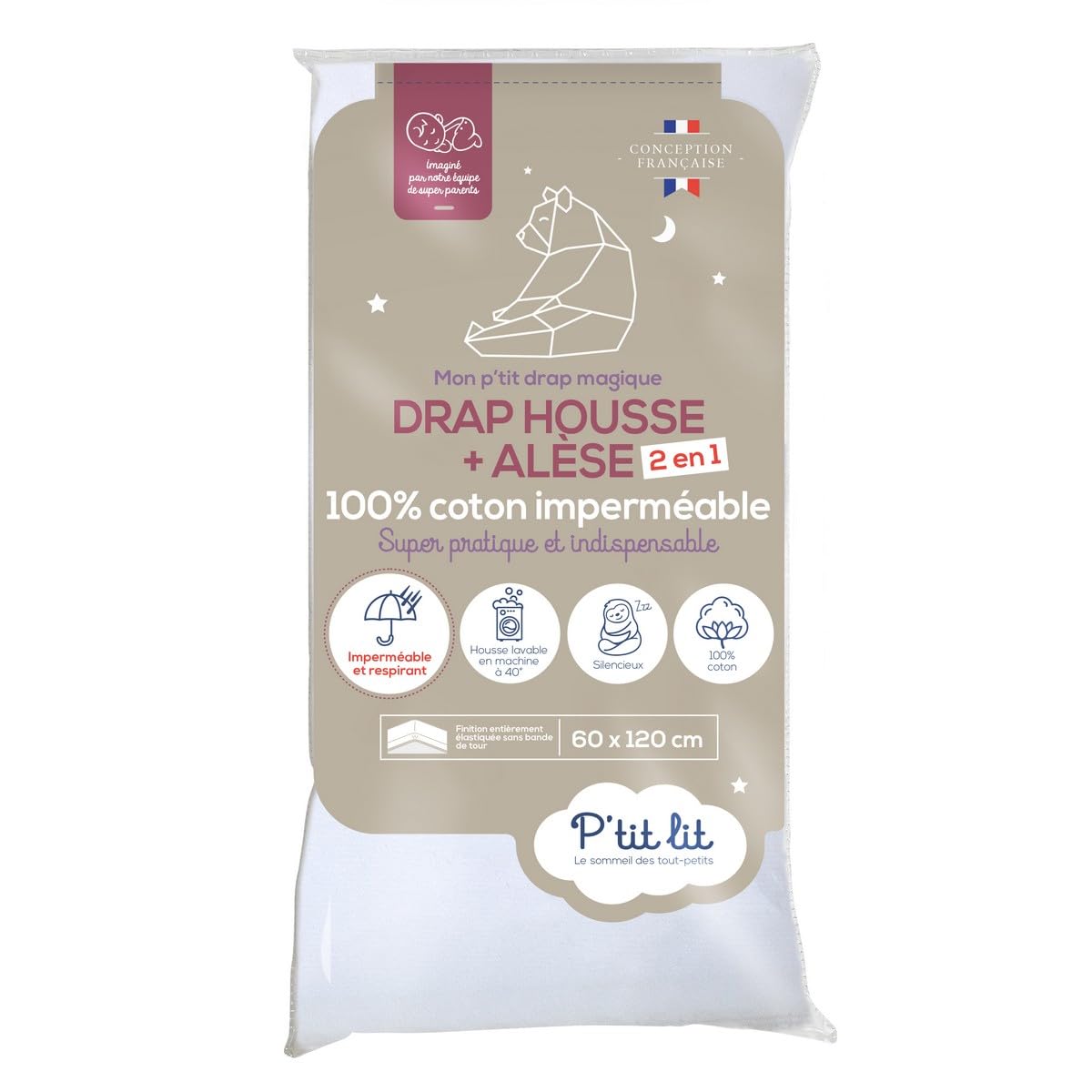 P'Tit Lit Fitted Sheet Magic 2 in 1