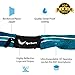 [Voted #1 Running Belt] Runners Fanny Pack for iPhone 6, 7, X, 8, 8 Plus & Android Samsung. No Bounce, Waterproof, Dual Pocket, Fitness & Travel Belt! Sleekest, Most Durable in the World!