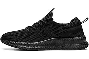 FUJEAK Men Running Shoes Men Casual Breathable Walking Shoes Sport Athletic Sneakers Gym Tennis Slip On Comfortable Lightweight Shoes