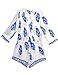 CM-Light Women Sexy V Neck Floral Romper 3 4 Sleeve Loose Jumpsuit Beach Cover up