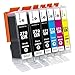 GPC Image 6 Pack Compatible Ink Cartridge Replacement for Canon 270 271 XL PGI-270XL CLI-271XL (2 PGBK 1 Black 1 Cyan 1 Magenta 1 Yellow ) for Canon PIXMA MG7720 MG6820 MG5720 MG5722 MG6822 MG5721