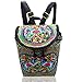 MAYMII Women Handmade Flower Embroidered Bag Canvas National Trend Embroidery Ethnic Backpack Travel Bags Schoolbags Mochila