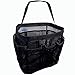 Mesh Shower Caddy Tote plus PVC Zipper Bag - Bathroom Caddy for Gym Camp College Dorm Room, Black