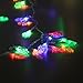 Sdsaena String Light,plastic, 8 patterns,waterproof,Halloween Indoor/Outdoor Decorative Lights by Hsctek for Room, Patio, Garden, Gate, Yard, Parties,(Warm white,Jack-o'-lantern)(33ft,100 LED)
