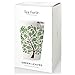 Tea Forte Kati Cup Green Leaves, Ceramic Tea Infuser Cup with Infuser Basket and Lid for Steeping Loose Leaf Tea