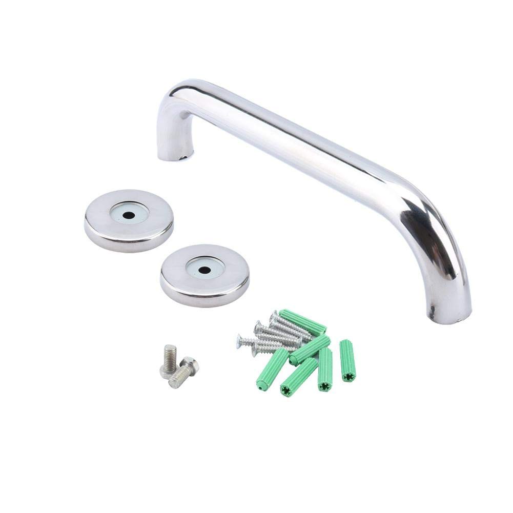 Stainless Steel Towel Bar Rail, 300mm Heavy Duty Chrome Bathroom Accessory Wall Mounted Straight Towel Holder Bar, Handle Hand Rail Grab Safety Bar, Non-Slip Polished Finish for Kitchen Bathroom