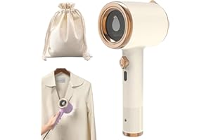 FXiaoy Portable Mini Ironing Machine, Mini Ironing Machine, Handheld Mini Ironing Machine Travel and Handheld, Portable Mini Steam Iron, Portable Iron Steamer for Clothes (White)