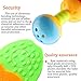 ZesGood 12 Piece Baby Rattle Newborn Toys Fun Cartoon Musical Flash Teether Handle Rattle Play Toy Gift Set (9pcs Toys + 3pcs Teether)