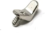 fiXte 12x Wooden Shelf Support Pins Studs 5mm Zinc Alloy Nickel Plated DIY view 3