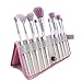 Tube Cosmetics 10Pcs Synthetic/Vegan Soft Hair Cream Unicorn Shape Design Handle Makeup Brushes Set Soft Rainbow Multi-Colour Brush Hair With Portable Case