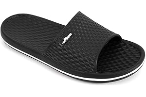 FUNKYMONKEY Mens Bathroom Shower Slippers Indoor Home Beach Non Slip Sandal