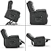 BONZY Contemporary Power Lift Chair Soft and Warm Fabric with Remote Control for Gentle Motor, Slate Gray