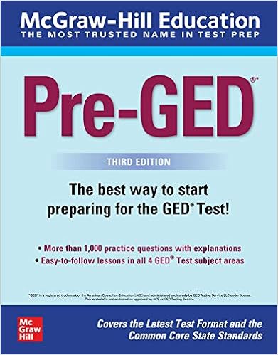 Mcgraw Hill Education Pre Ged Third Edition Mcgraw Hill Editors 9781264258321 Amazon Com Books