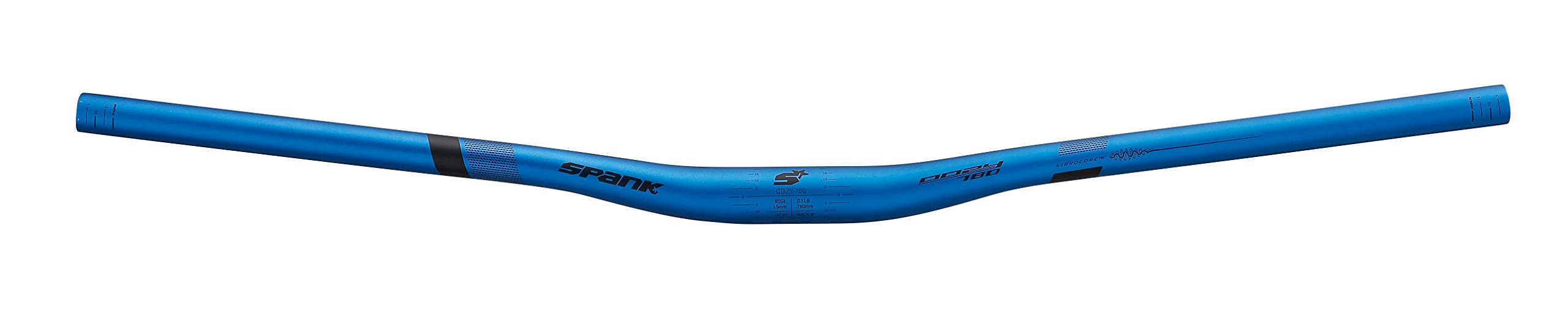 Spank Oozy Trail 780 Vibrocore Rise 15 mm Unisex Adult Mountain Bike Hanger Blue
