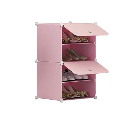 Xiuyun Schuhschrank Stehwurfel Modularer Ineinandergreifender