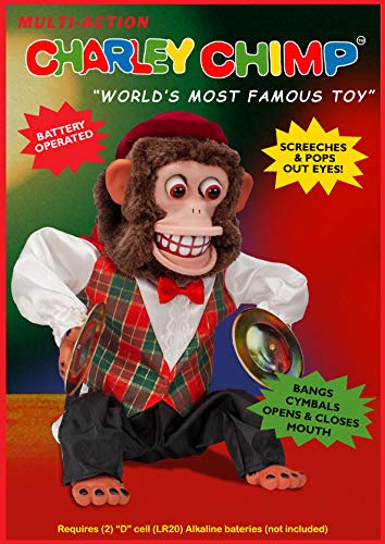 image for Charley Chimp - Famous Cymbal Banging Monkey Toy