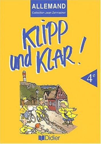 Download Klipp und klar !. Allemand, 4e, LV1, manuel PDF