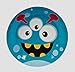Silly Monsters Kid's Birthday Party Decorations Tableware Bundle (1 Tablecover, 50 Cupcake Picks & Baking Cups, 16 Napkins, 8 Plates & Bonus Bag) by Multiple