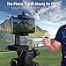 KobraTech Metal Cell Phone Tripod Mount - UniMount 360 Pro Heavy Duty iPhone Tripod Mount with Remote