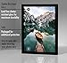 Americanflat 12x18 Poster Frame in Black - Composite Wood with Shatter Resistant Glass - Wall Mounted Horizontal and Vertical Formats