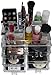 Clear Acrylic Cosmetics Makeup Jewelry Organizer 6 Drawers with 8 Compartments Top Section ( idea for Christmas, birthday gift)