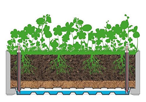 Rankgitter, Spalier mit Pflanzkasten in Rattan-Design aus robustem Kunststoff in Weiß. Maße BxTxH in cm: 43 x 43 x 142… – Bild 6