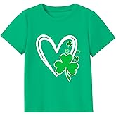 Kids Funny St Patrick's Day Tshirt Boys T-Shirt Clothes Girls St Patricks Lucky Tees Outfit 2-8 Years