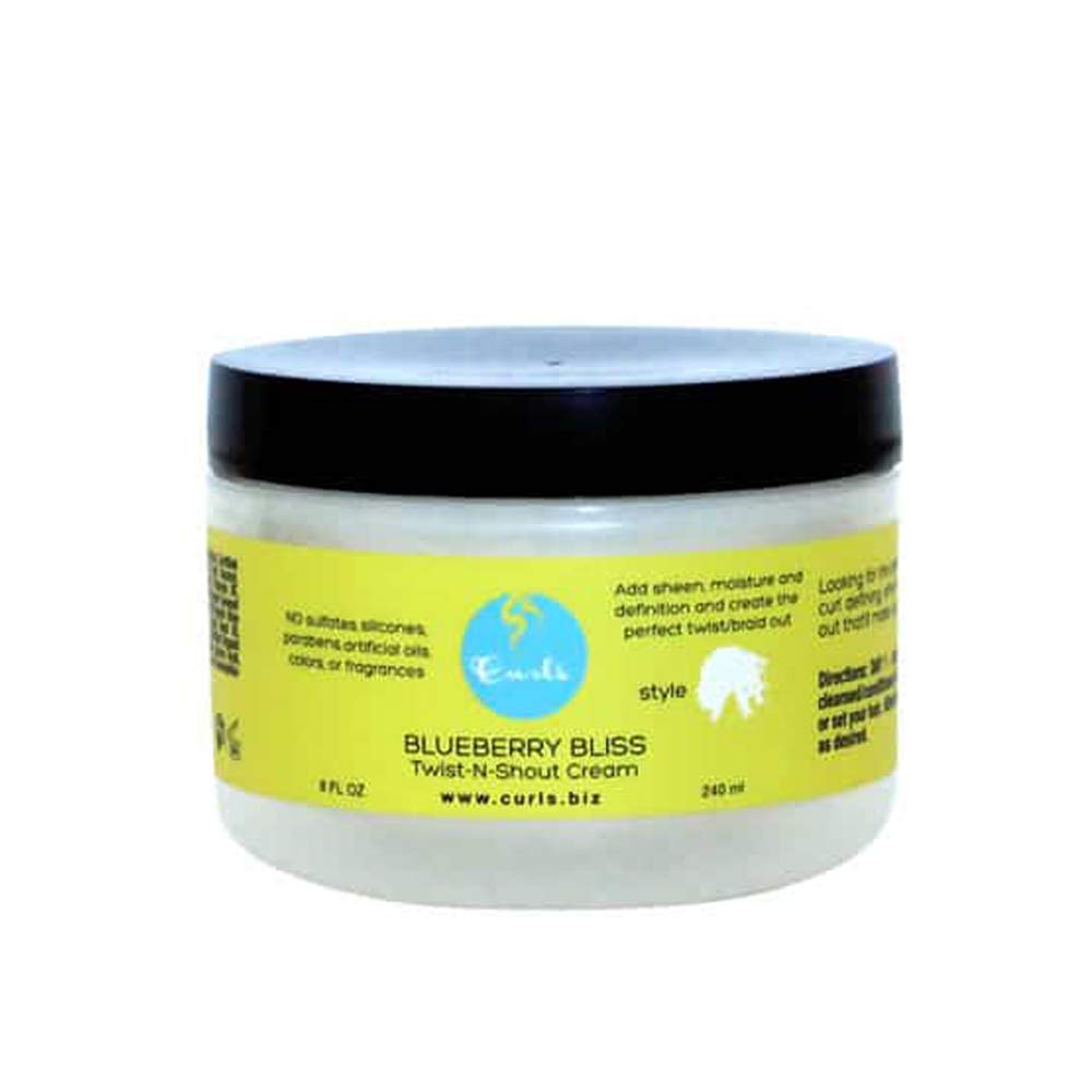 Curls Blueberry Bliss Twist n Shout Cream 8 oz by Curls