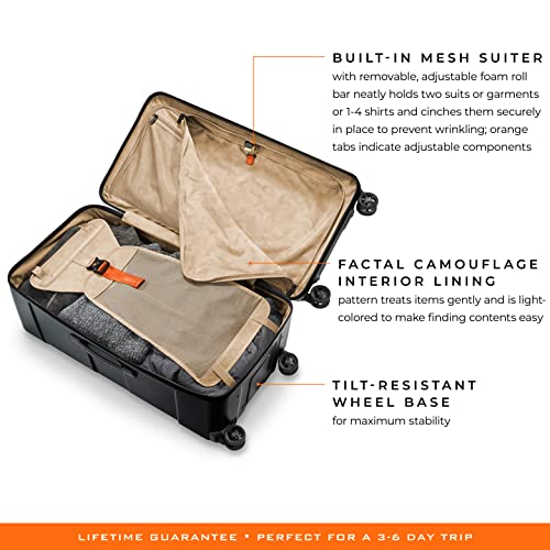 Briggs & Riley Torq Hardside Luggage, Stealth, CheckedXLarge 32Inch