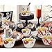 YuBoBo Halloween Cupcake Toppers Wrappers, 24 Pieces Horror Cake Decoration Bloodstain Cake Knife Scissors Food Decor Party Suppliers