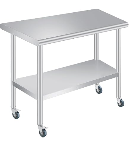 Amazon.com: PVIFS Aluminum Frame Work Table Size: 34