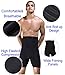SAILORSTAR Men's High Waist Slimming Body Shaper Tummy Control Shapewear Waist Abdomen Trimming Boxer Brief (Large/ 36.22-42.13inch Waist, Black)