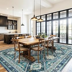CAPALOCA 8x10 Area Rug Bohemian Rugs with Print