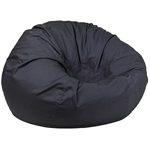 Unik Always Flash Furniture Oversized Bean Bag Chair in Gray