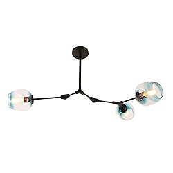 NA Modern Molecular Globe Pendant Light with 3-Head