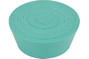 Rubber Filter Adapter Cones Set, 9 Pieces, Stopper Buchner Funnel Flask Filtration, Premium Rubber Material