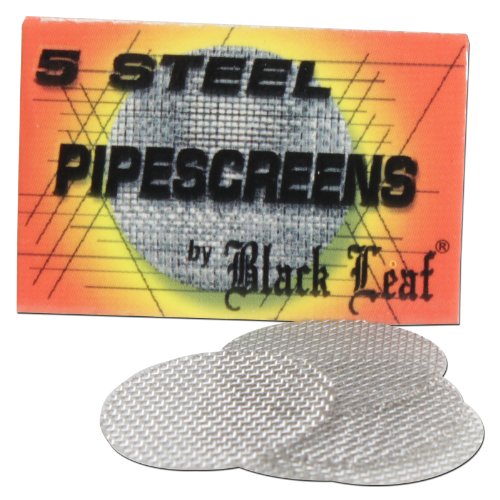 Black Leaf Steel Pipe Screens (20X5ER) - 20 mm Diameter, Alloy Steel, Black, Hole Punch, 20 Pieces