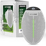 2019 Ultrasonic Pest Repeller Plug in - 1 Pack - Human Electronic Pet Safe Device - Eco-Friendly Electromagnetic Waves Ultrasound Control - Repellent for Mice Rats Mosquitos Spiders Rodents Insects